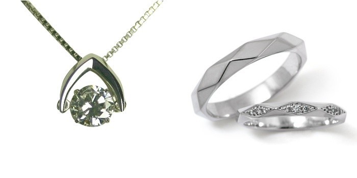 婚約 ネックレス 0.5カラット 0.55ct 3EXカット 3セット Dカラー GIA VS2クラス ダイヤモンド プラチナ 結婚指輪 鑑定書付  AL完売しました。 結婚指輪