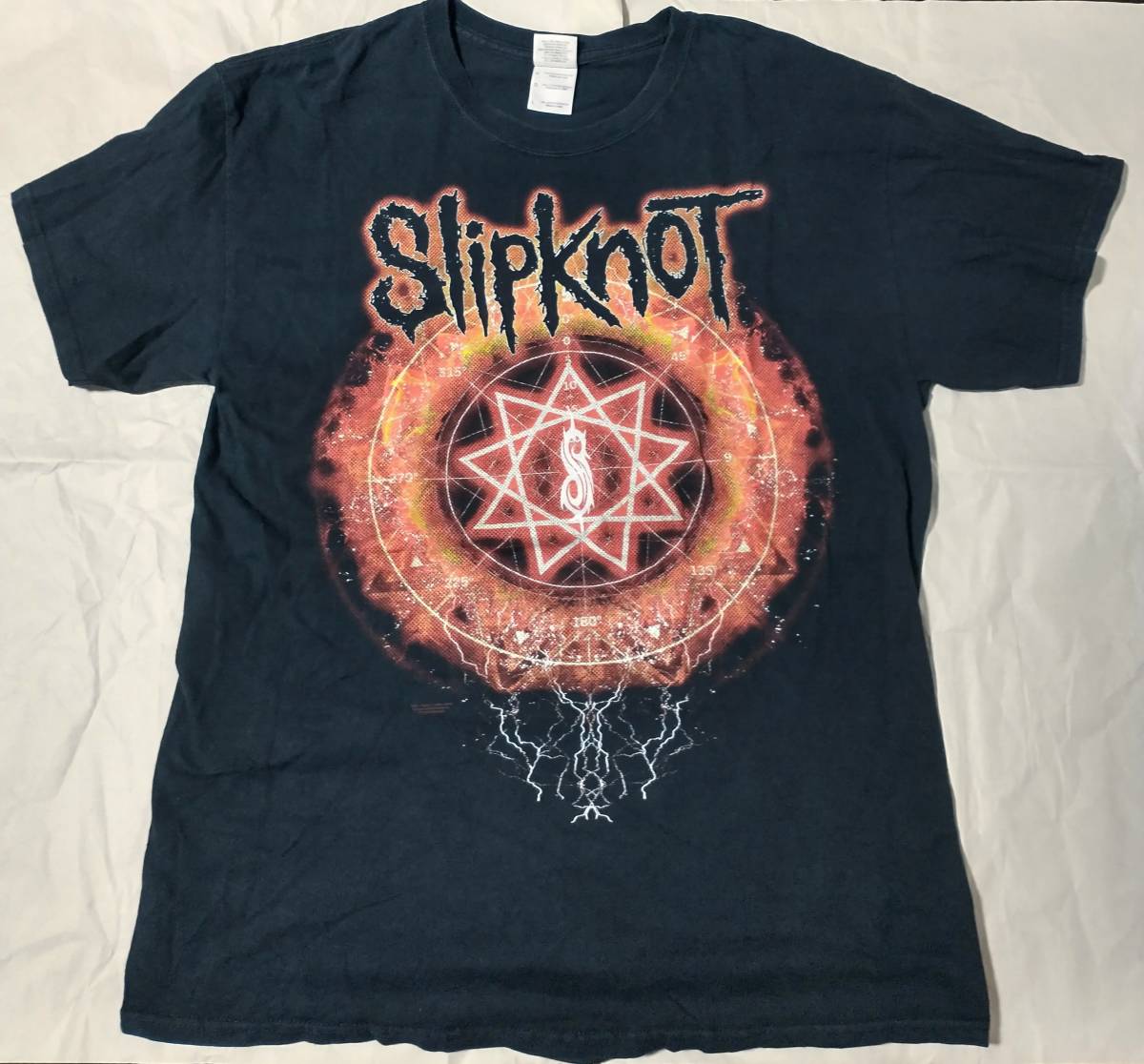 Slipknot Reborn Ozzfest Japan 2013 Official T-shirt L GILDAN ULTRACOTTON Tシャツ ギルダン ウルトラコットン スリップノット _画像1