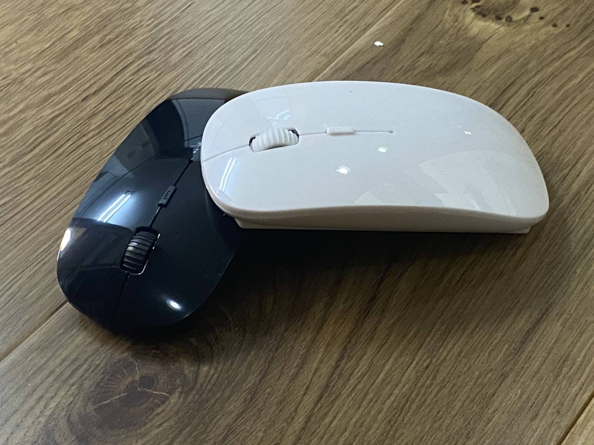 Bluetooth マウス ワイヤレス 薄型 オシャレ ホワイト_画像1