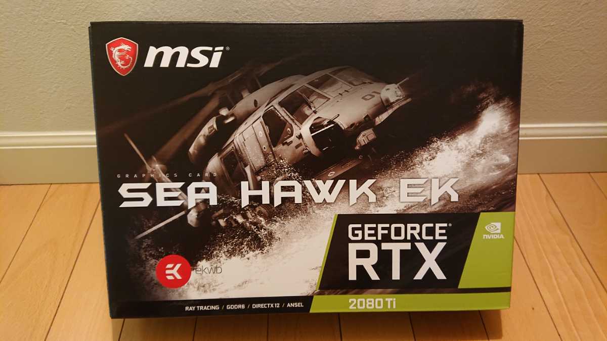 実働マイニング未使用品 GeForce RTX 2080 Ti SEA HAWK EK X + 本格
