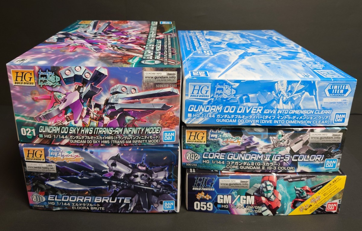 ビルド系ガンプラ未組立品5セット|PayPayフリマ