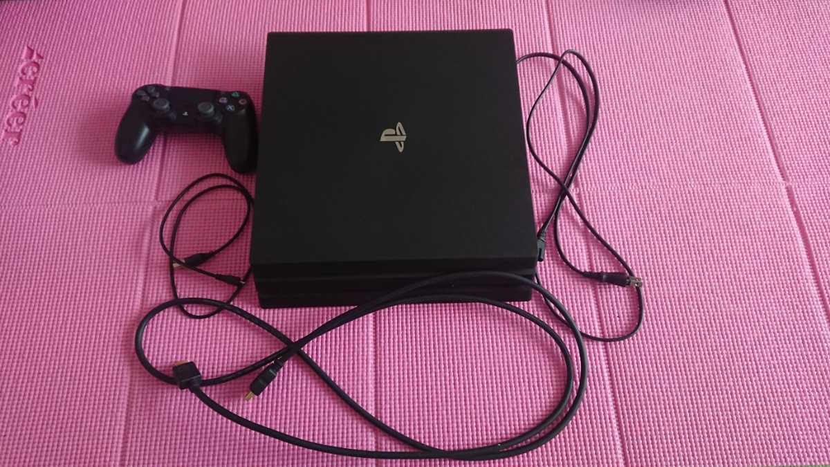 PS4 Pro プレイステーション4 プロ 本体 HDD1TBジェットブラック