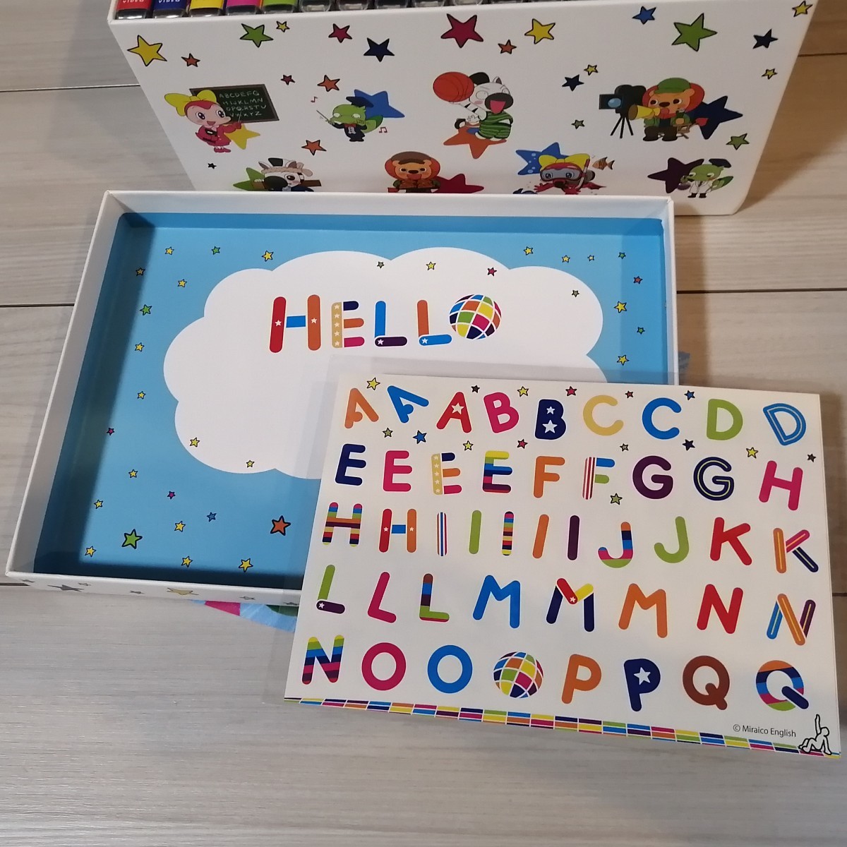 新登場Miraico English BOX ミライコイングリッシュボックス 教材