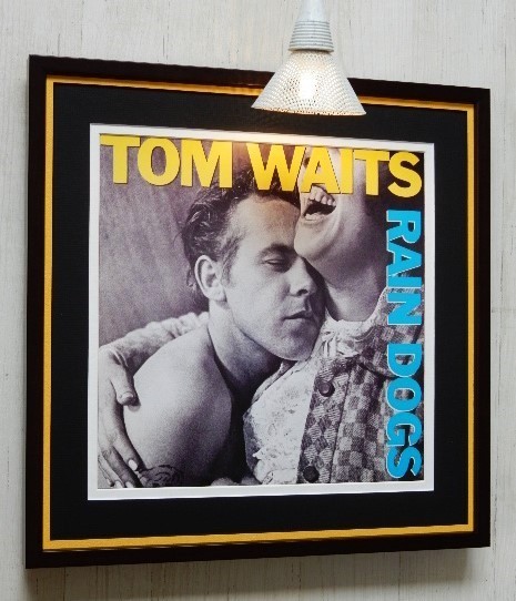 トム・ウェイツ/レイン・ドッグ/LPジャケット・ポスター 額装品/Tom Waits/Rain Dog/Framed Tom Waits Album/アルバム アート/インテリア_画像7