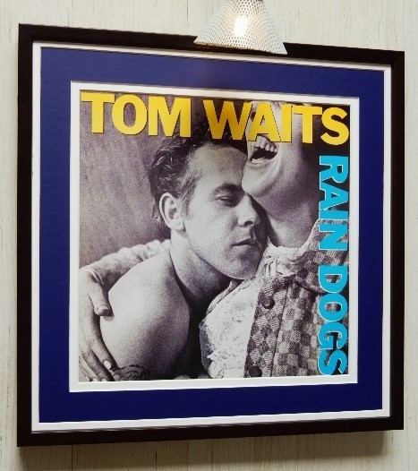 トム・ウェイツ/レイン・ドッグ/LPジャケット・ポスター 額装品/Tom Waits/Rain Dog/Framed Tom Waits Album/アルバム アート/インテリア_画像8