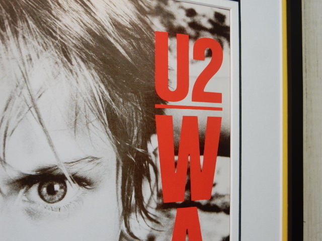 U2/War/80s Brit Rock LP Art/レコジャケ ポスター/ボノ/ロックアルバム・クラシック/ロックアイコン/Framed U2 Album/額付/アルバムアート_画像3