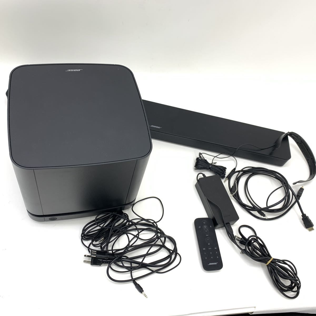 100H114☆ 1円~ 動作品 BOSE/ボーズ Sound bar 500 ワイヤレス