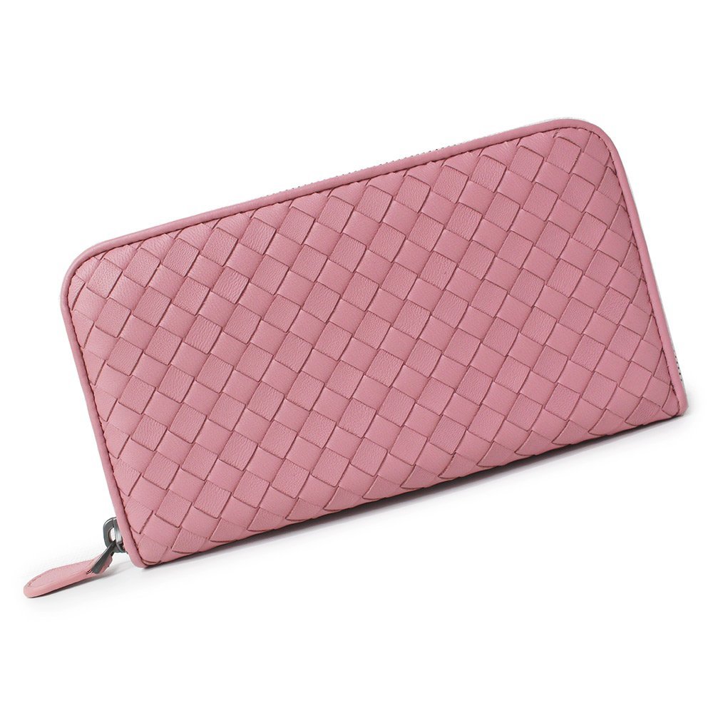 新品未使用】BOTTEGA VENETA 長財布 ラウンドファスナー 水色
