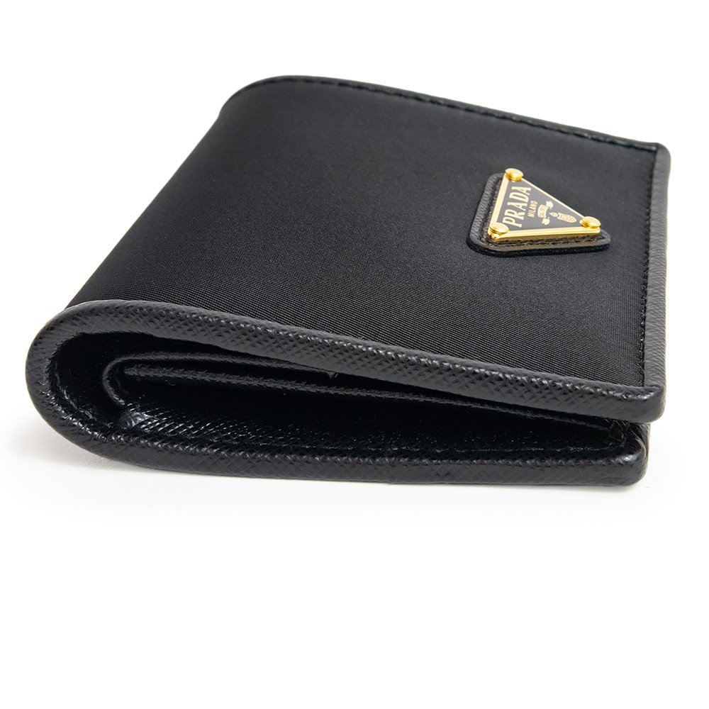 新品・未使用品)プラダ PRADA TESSUTO ナイロン レザー コンパクト