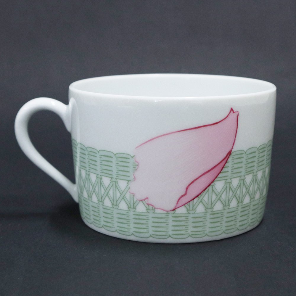 未使用 展示品)エルメス HERMES カップ&ソーサー 花 Les Pivoines