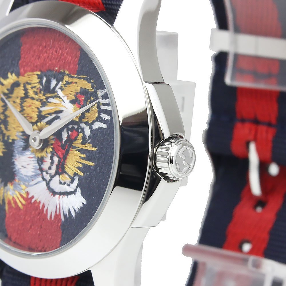 新品・未使用品)グッチ GUCCI Gタイムレス 虎 トラ タイガー クォーツ