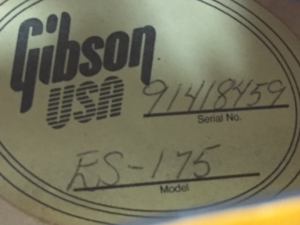 Gibson ES-175 1998 エレキギター ギブソン エレキ フルアコースティック 中古 N6591844_画像10