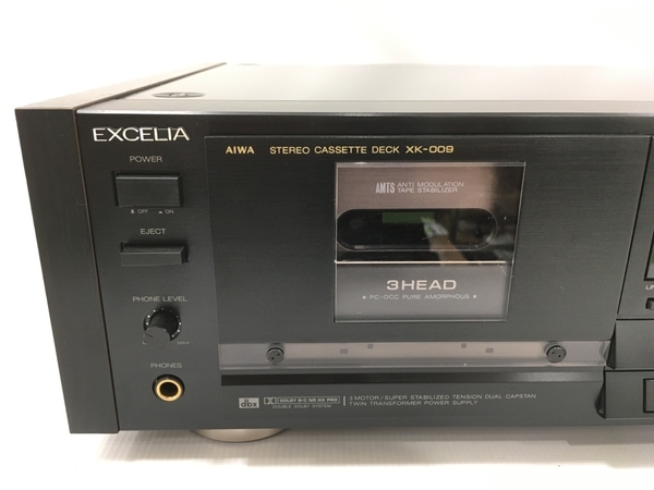 AIWA XK-009 EXCELIA カセットデッキ 音響 オーディオ ジャンク AIWA XK-009 EXCELIA カセットデッキ 音響 オーディオ ジャンク