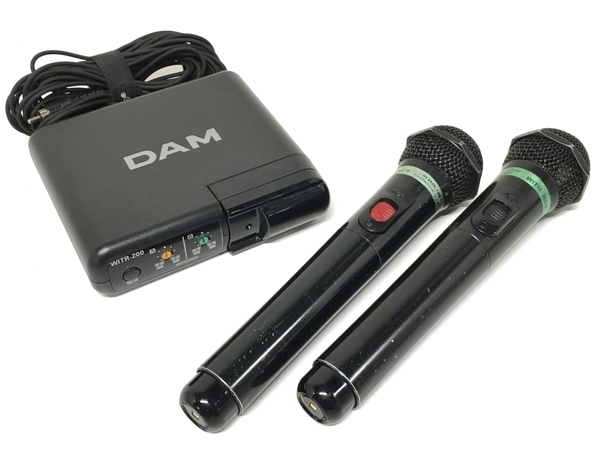 魅力的な価格 23H 赤外線ワイヤレスマイク DAM WITM-200 B 2本セット 
