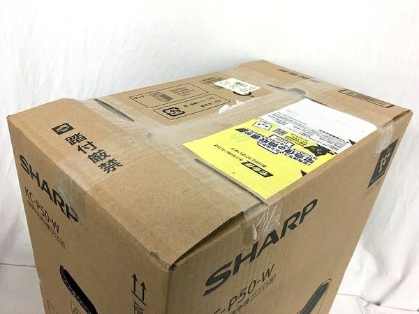 SHARP 加湿空気清浄機 プラズマクラスター7000 KC-P50-W ホワイト系 未