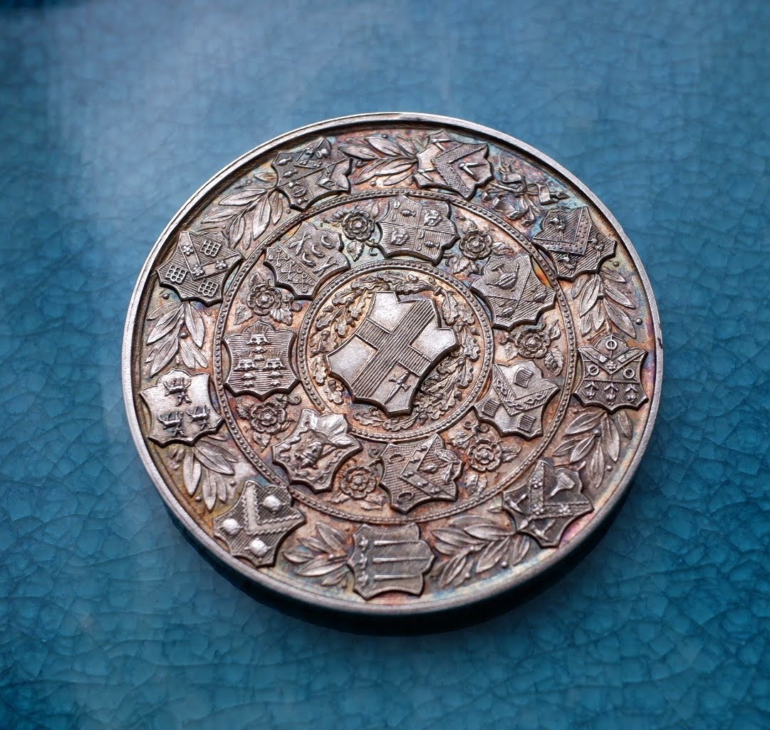 超激レア】1912 イギリス ロンドン シティ&ギルド 受賞 大型 銀メダル