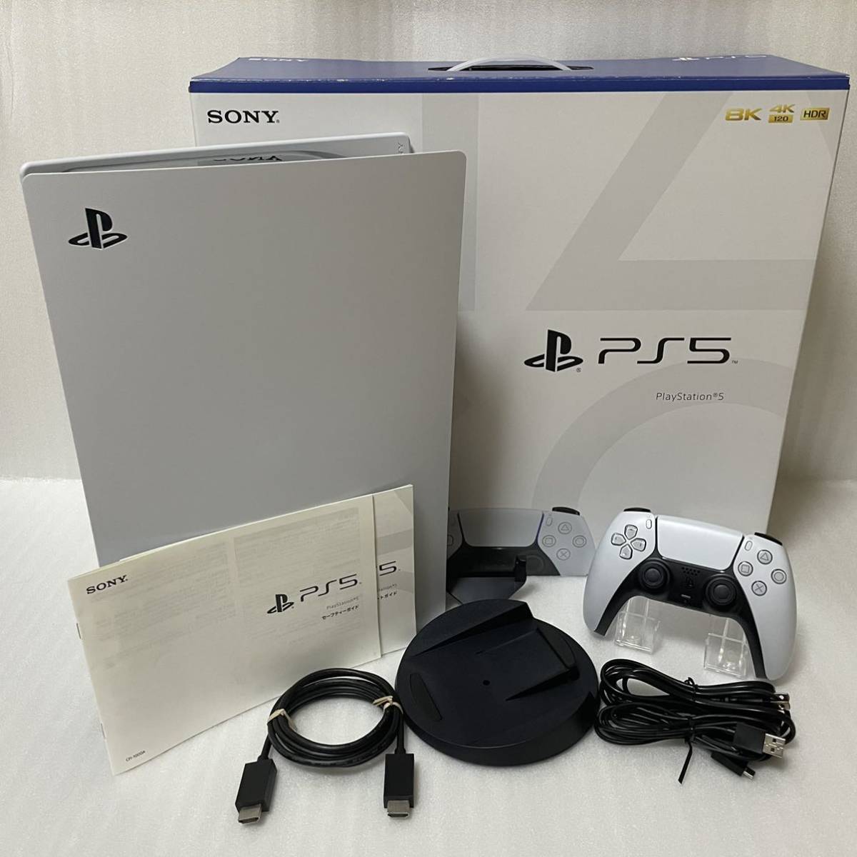 動作確認済 PS5 本体 PlayStation5 (CFI-1000A01) ディスクドライブ搭載型 初期化済 プレイステーション5 プレステ5