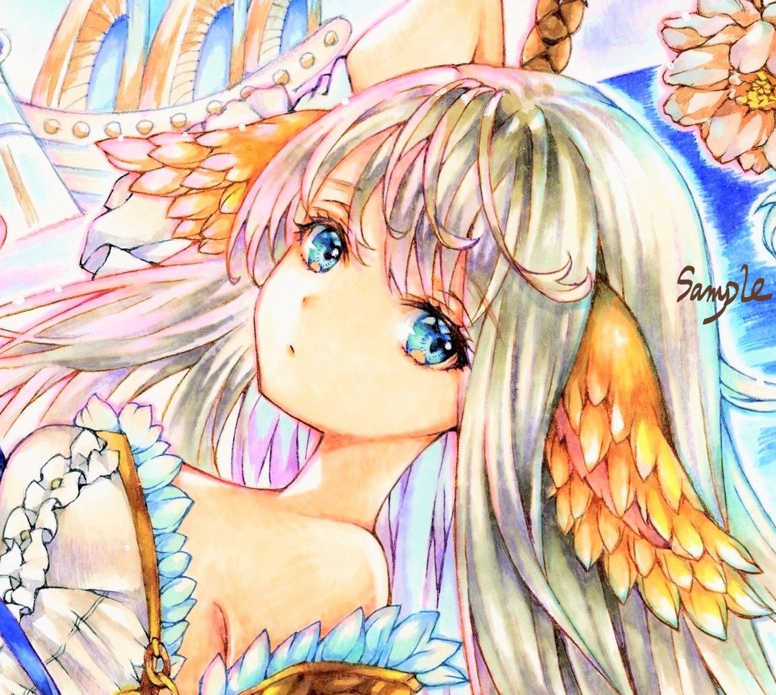 Yahoo!オークション - 手描き イラスト オリジナル ~ 水都 ~ A4 Yahoo!オークション - 手描き イラスト オリジナル ~ 水都 ~ A4
