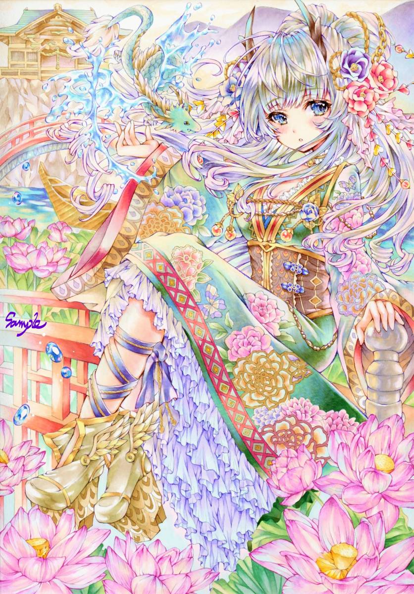 完璧すぎるが故三度も 手描き - Yahoo!オークション イラスト A4 リクエスト 簡易 手描きイラスト