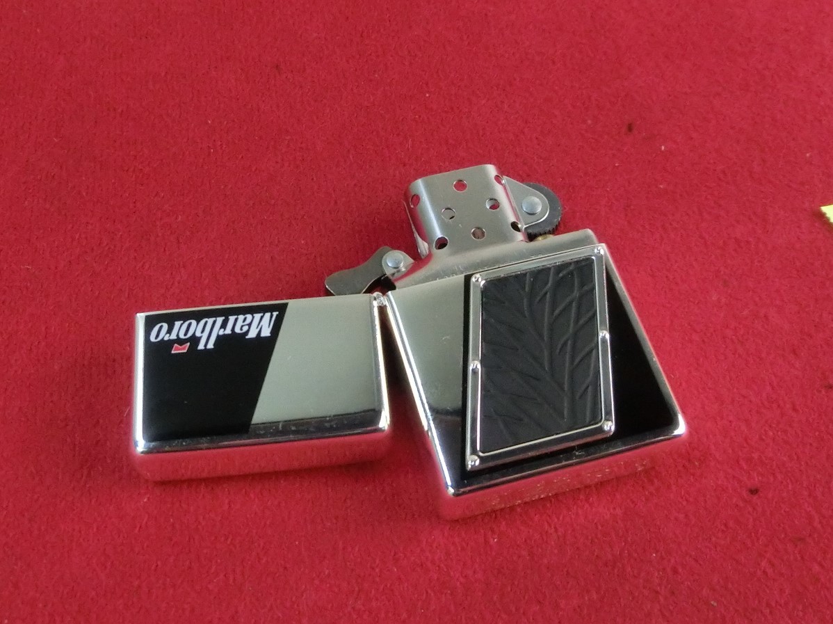 0712-8001) Zippo Marlboro ジッポーライター マルボロ 現状品
