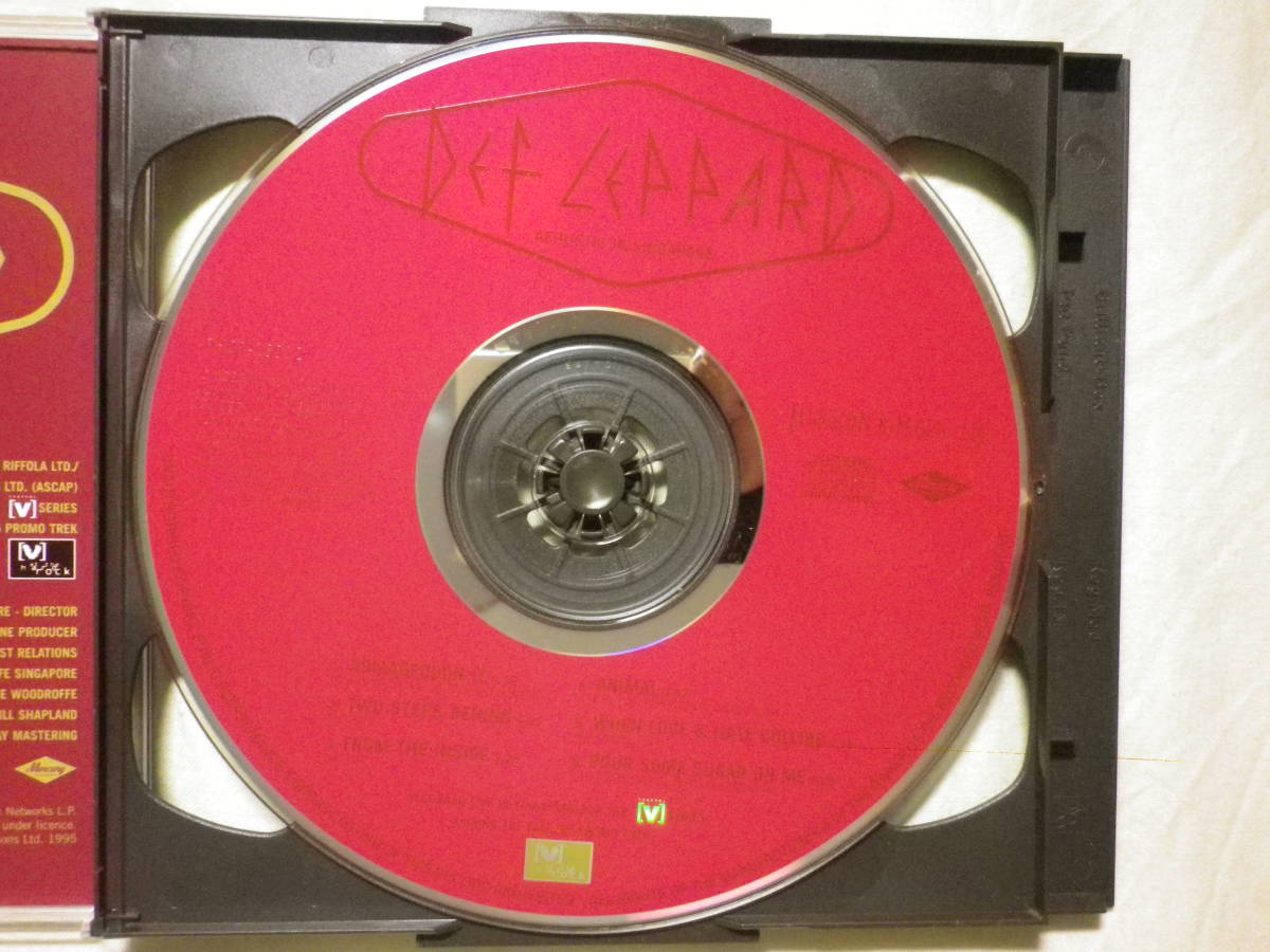 2枚組仕様 『Def Leppard/Slang(1996)』(1996年発売,PHCR-16011/2,廃盤,国内盤帯付,歌詞対訳付,Work It Out,All I Want Is Everything)_画像4