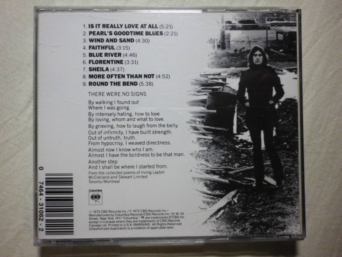 『Eric Andersen/Blue River(1972)』(COLUMBIA CK 31062,USA盤,歌詞付,SSW名盤,Joni Mitchell,Eddie Hinton,David Bromberg)_画像2