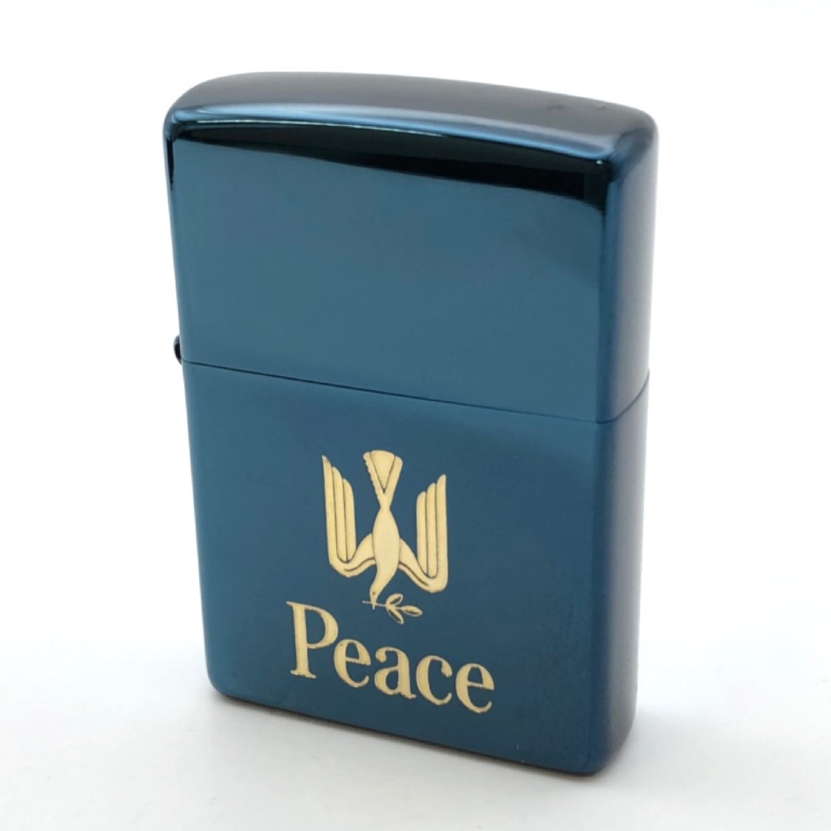 開催中 ジッポライター Peace ブルーチタン ZIPPO agapeeurope.org