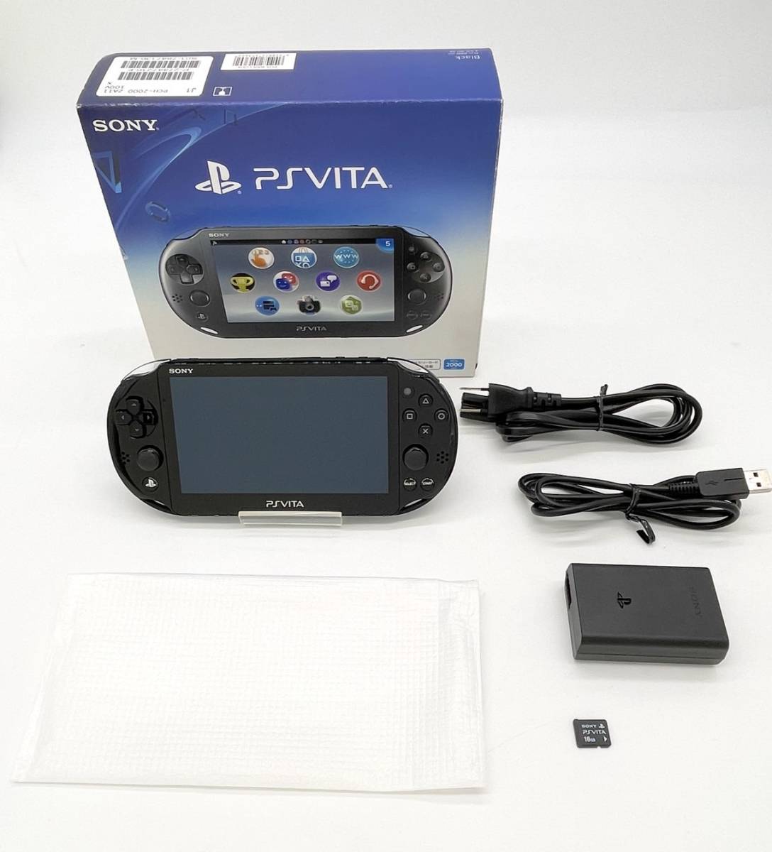 PlayStation Vita Wi-Fiモデル ブラック (PCH-2000ZA11)【極美品】