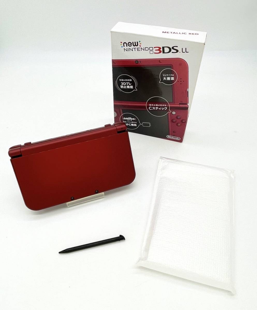 Newニンテンドー3DS LL メタリックレッド【メーカー生産終了】【極美品】