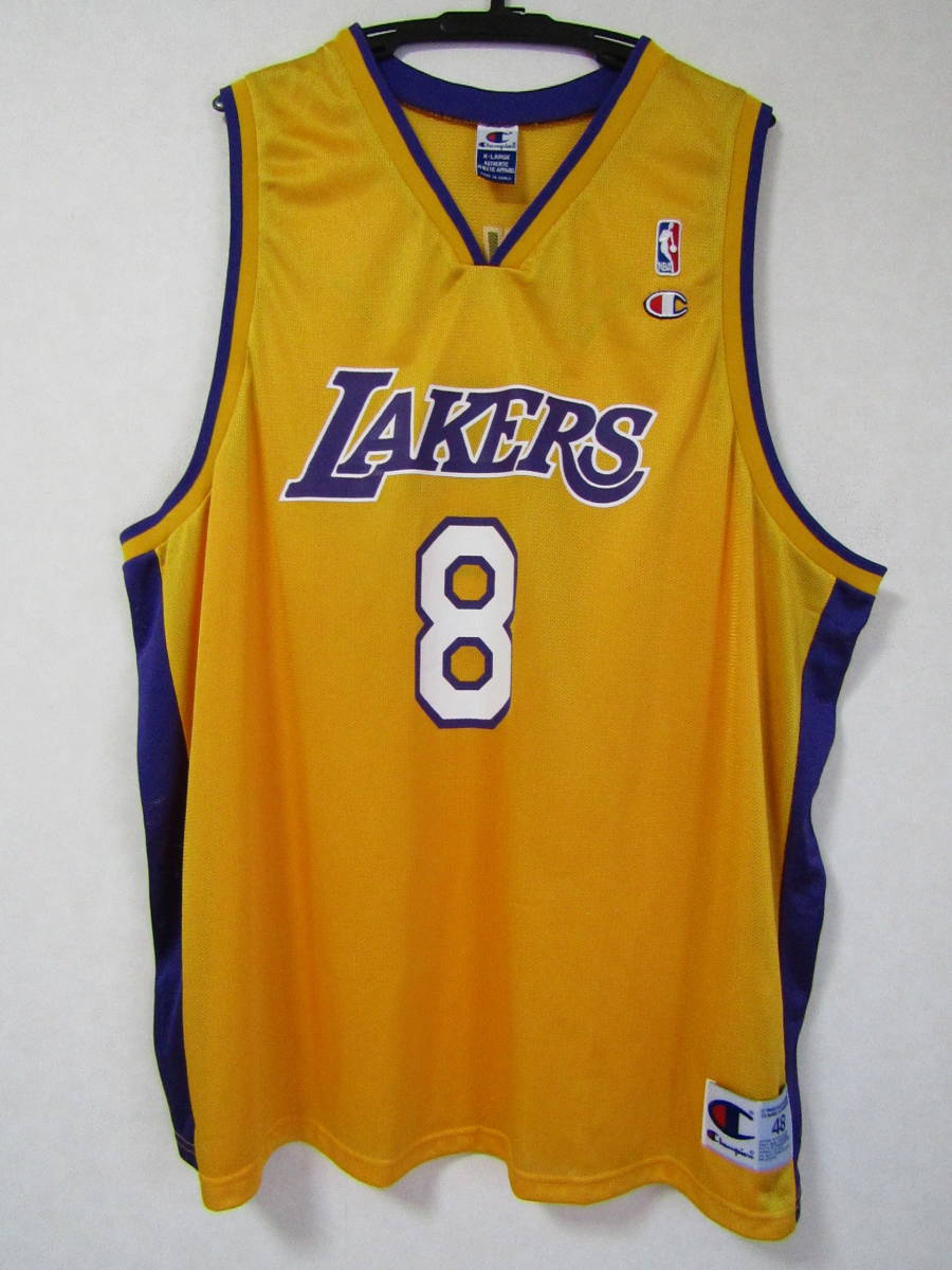 良品 NBA LAKERS BRYANT #8 コービー・ブライアント Champion