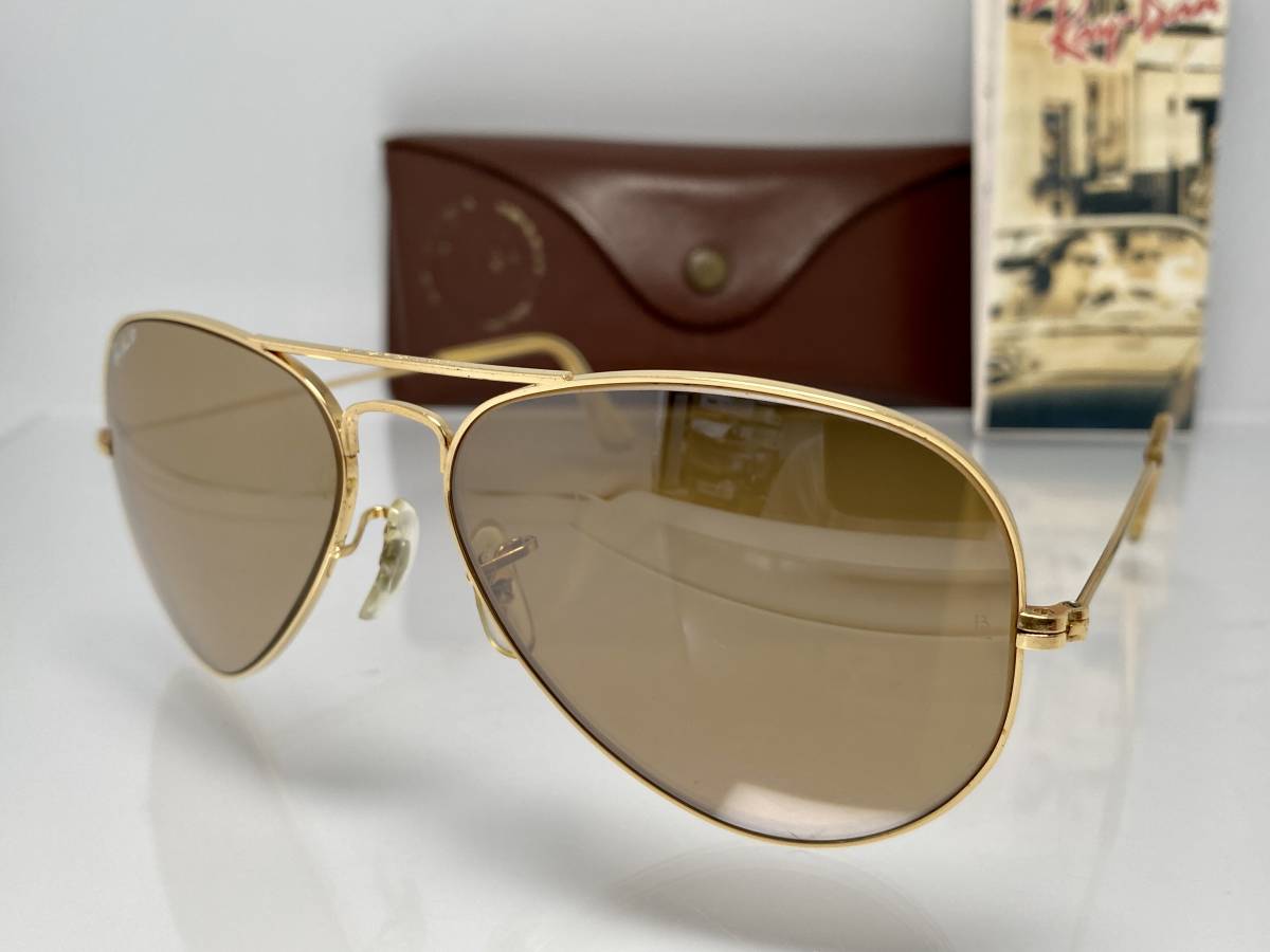 50周年限定☆B&L RAY-BANボシュロムレイバン メタル1 Gold/RB-50 50周年限定☆B&L RAY-BANボシュロムレイバン メタル1 Gold/RB-50