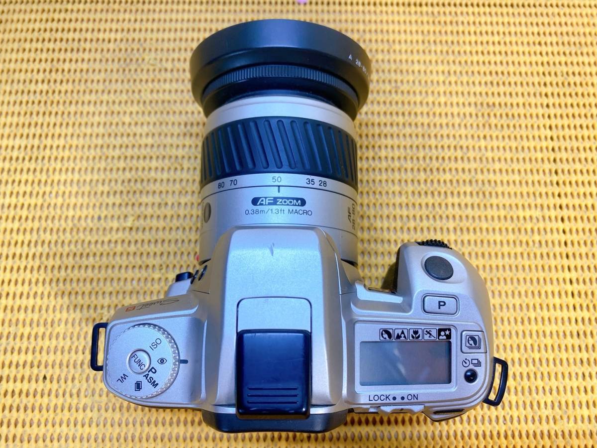 送料520円！　貴重　MINOLTA　ミノルタ　SweetSα　一眼レフ　フィルムカメラ　カメラ　レンズ28-80mm　AF　長期保管品　現状品_画像8