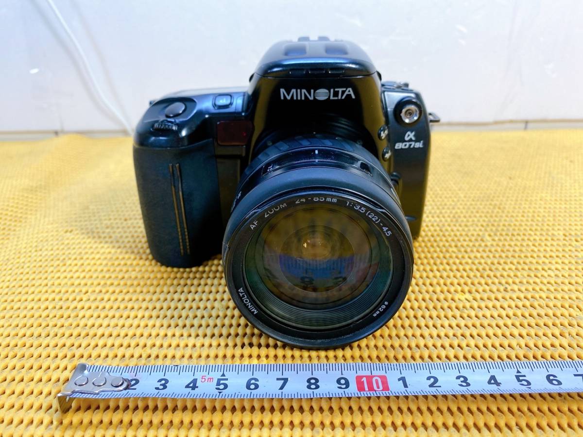 送料520円！　貴重　MINOLTA　ミノルタ　α807si　フィルムカメラ　カメラ　AF　レンズ24-85mm　長期保管品　現状品