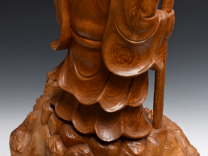 仏像 木彫り 七福神 布袋 様 木像