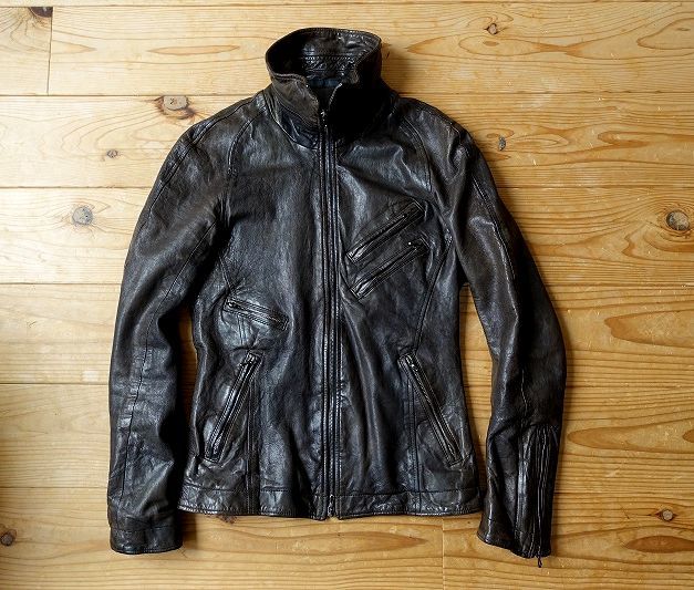 新しいエルメス 送料込 匿名配送 JULIUS 09AW ジャットネックレザー