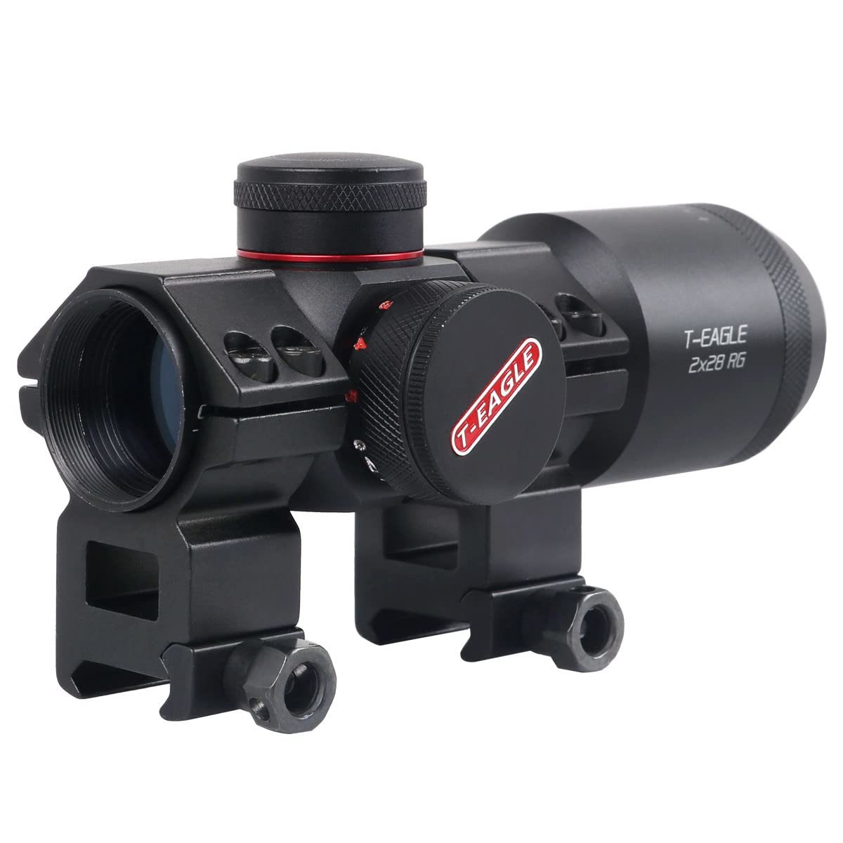T-EAGLE SR 2x28 RG ライフルスコープ 2倍固定倍率 防水 超軽量