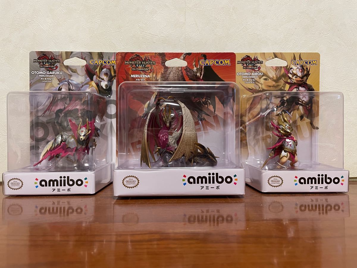 amiibo モンスターハンターライズサンブレイク 3点セット