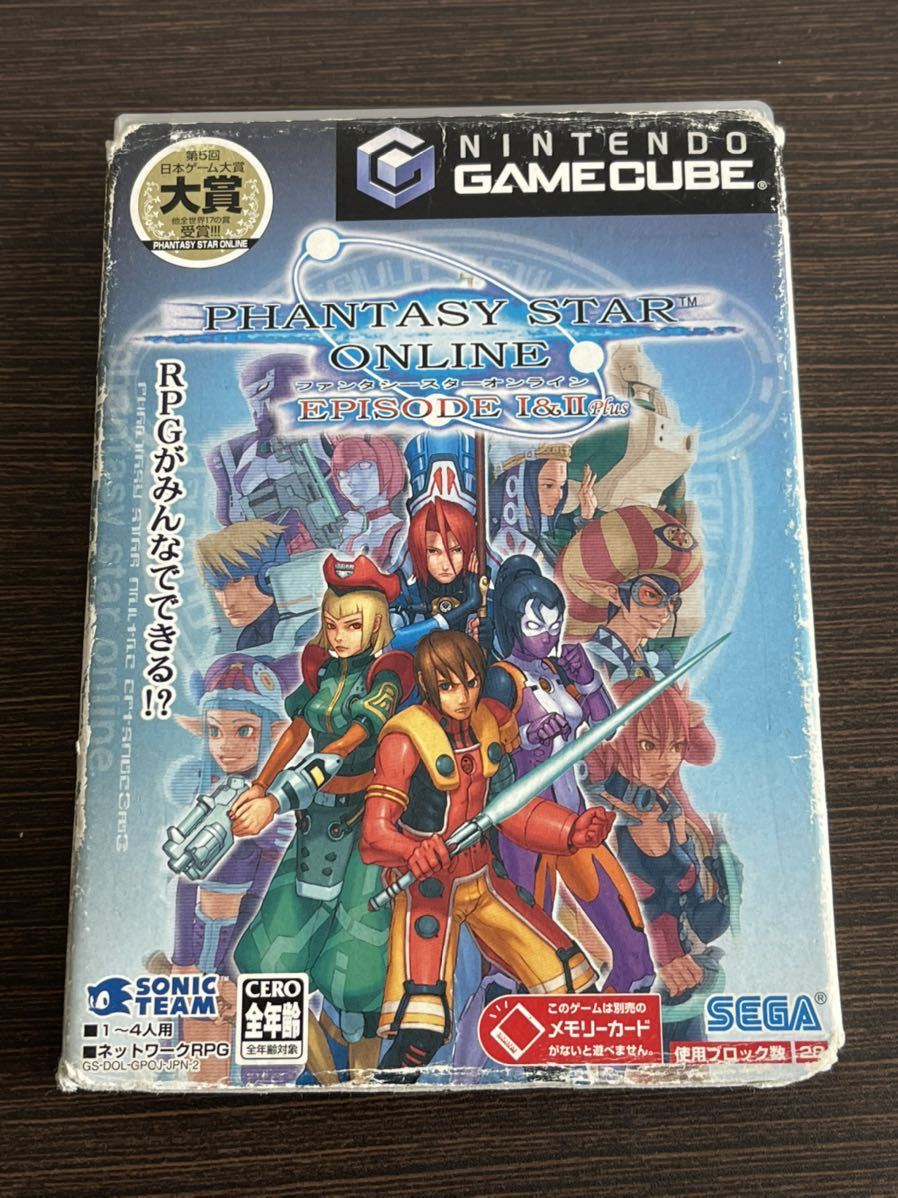 GC PSO ファンタシースターオンライン 1&2 plus メモリーカード fkip