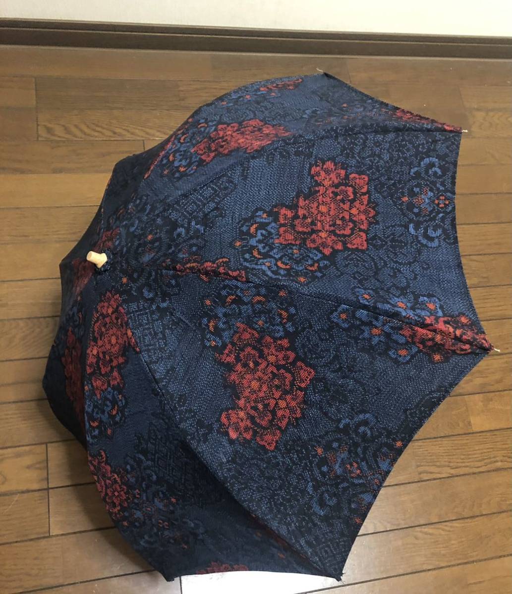 8400円 【完売】 ハンドメイド 着物リメイク 日傘