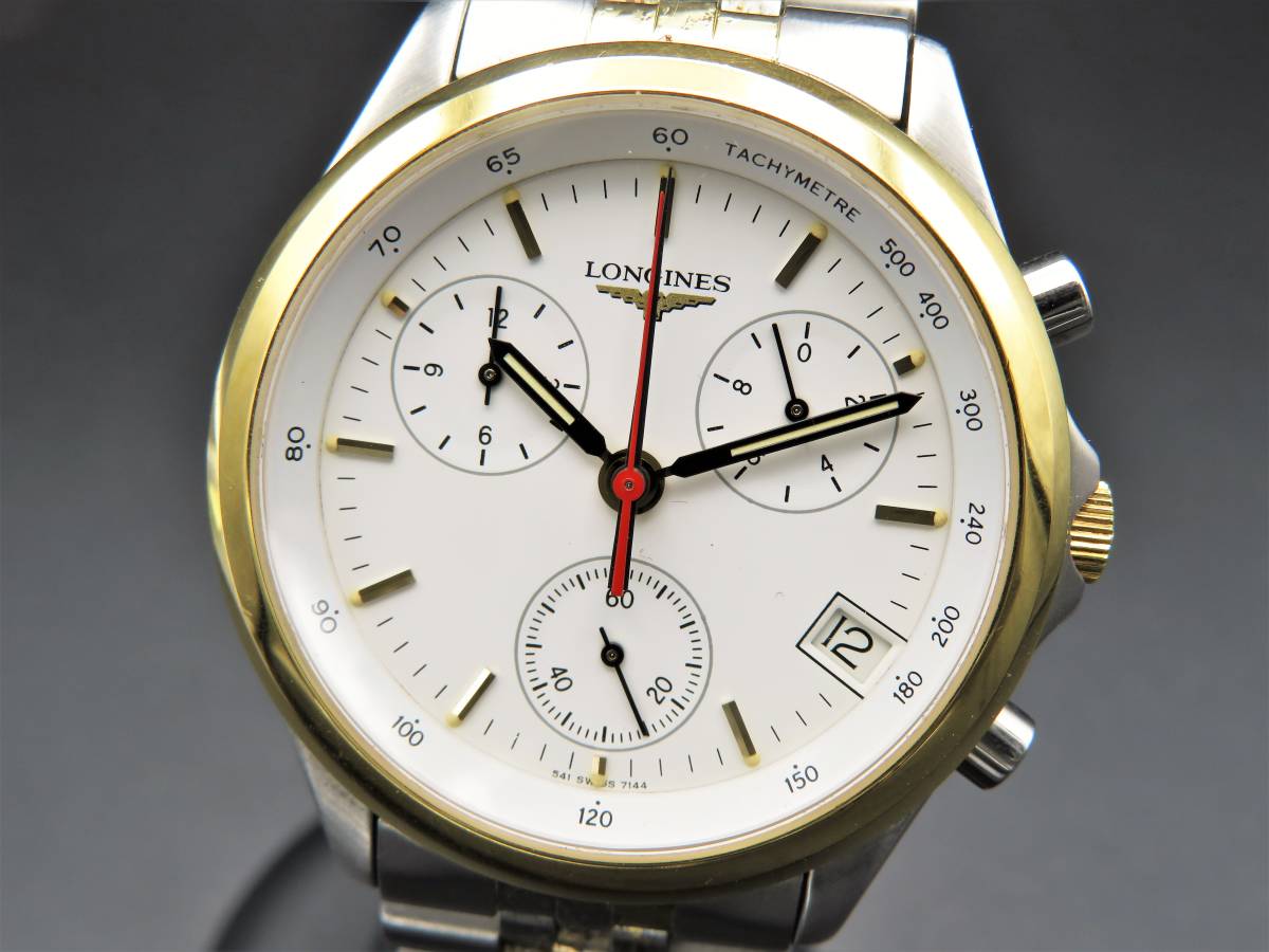 96%以上節約96%以上節約LONGINES Calibre L541 クロノグラフ 腕時計