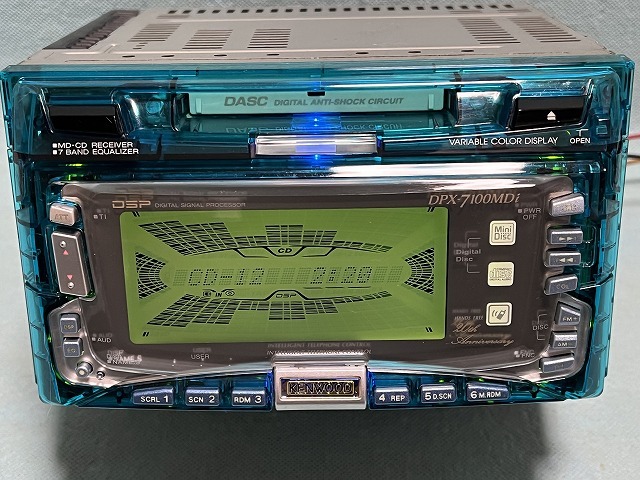 ケンウッド CD/MDプレーヤー DPX-7100MDi スケルトン マルチ ケンウッド CD/MDプレーヤー DPX-7100MDi スケルトン マルチ