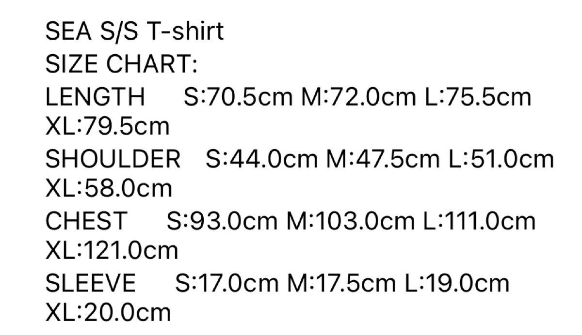 WIND AND SEA(ウィンダンシー) 2021/07/31(土) 発売情報 SEA Tシャツ