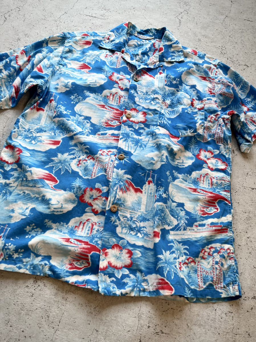 50s HAWAII製 KILOHANA - LURLINE MATSON TROPICAL ハワイ製 50s HAWAII製 KILOHANA - LURLINE MATSON TROPICAL ハワイ製