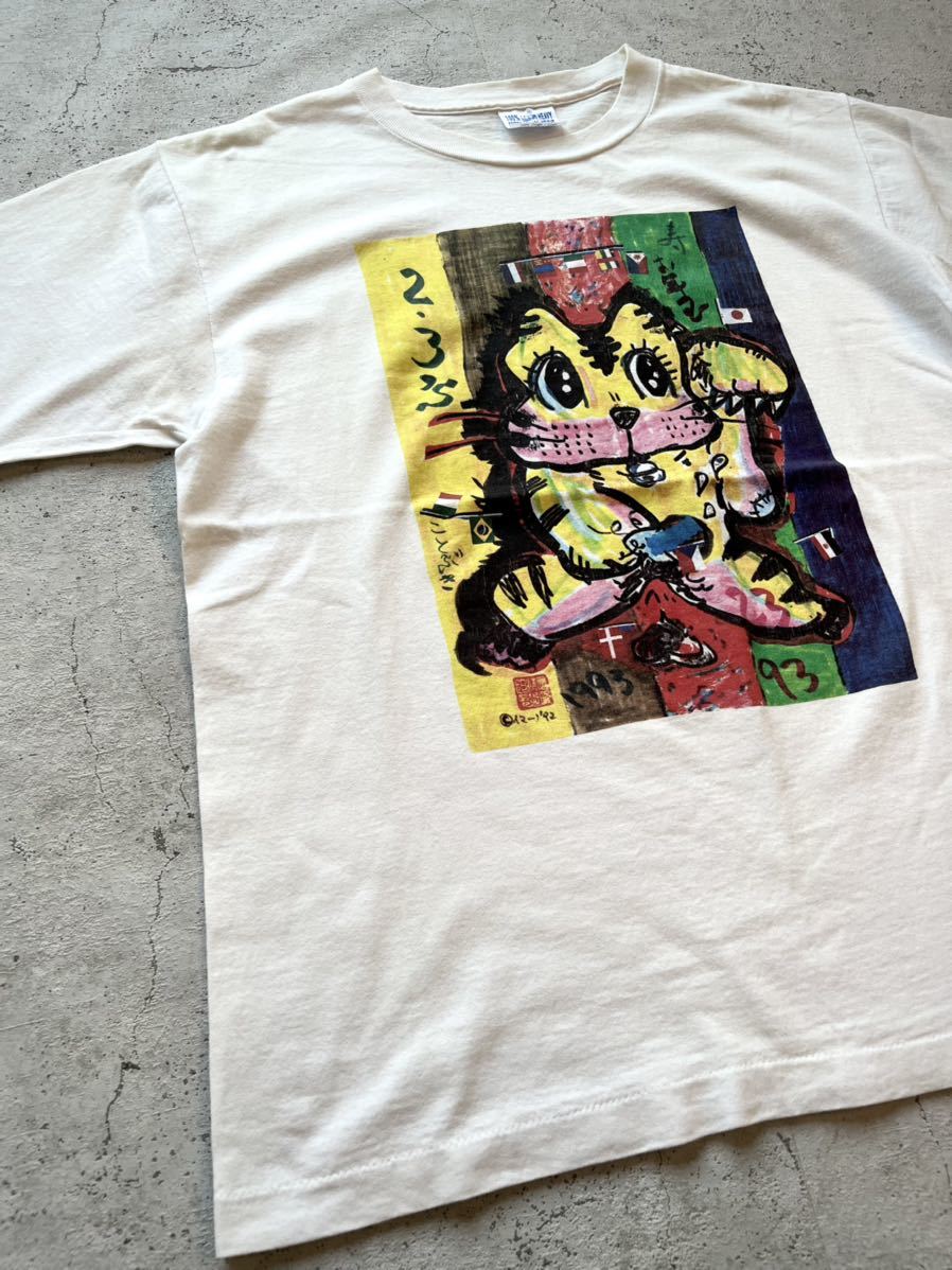 90s USA製 忌野清志郎 & 2.3's ART TEE OLD VINTAGE イマーノ92 アート