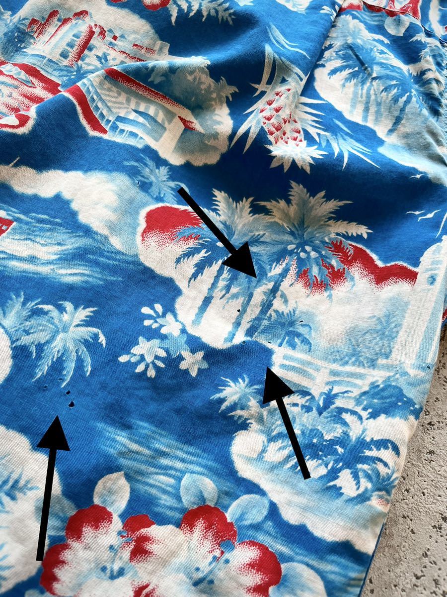 50s HAWAII製 KILOHANA - LURLINE MATSON TROPICAL ハワイ製 50s HAWAII製 KILOHANA - LURLINE MATSON TROPICAL ハワイ製