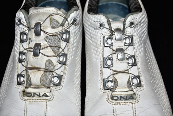 ①★FOOTJOY★DNA WIDE 53486J OPTI FLEX 履き心地抜群 ★Boaフィットシステム お洒落なオフホワイト機能的スパイクシューズ26.5の画像8