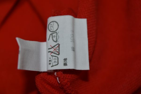 ★RALPH LAUREN★ 女性の色気を一層演出させる人気の赤 ロゴ刺繍入りの半袖ポロシャツM_画像10
