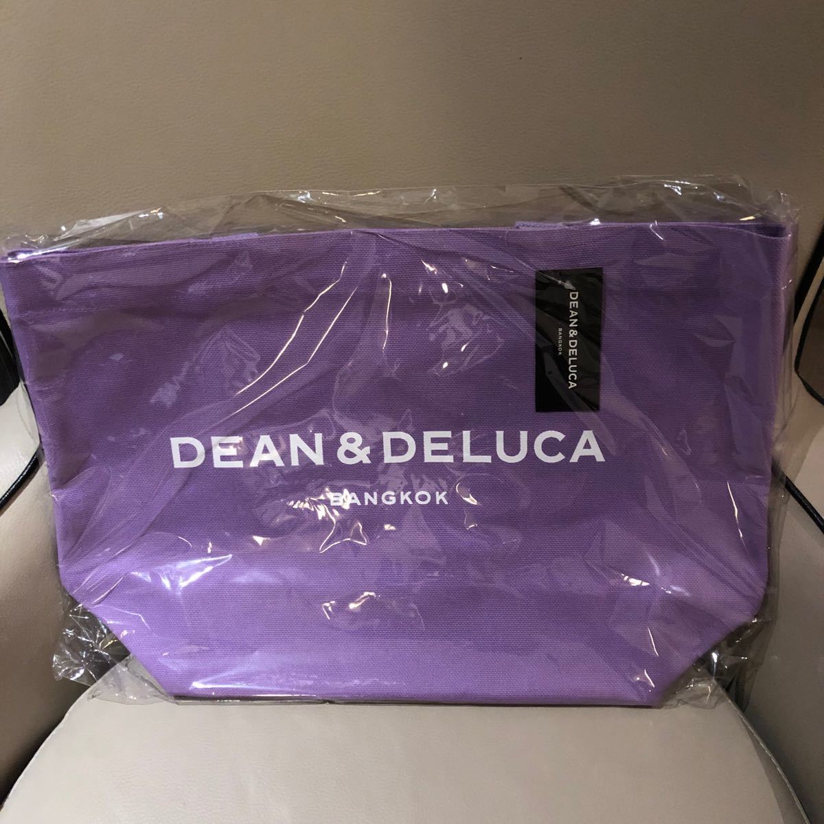 バンコク限定★DEAN&DELUCA★パープル★トートバッグLサイズ