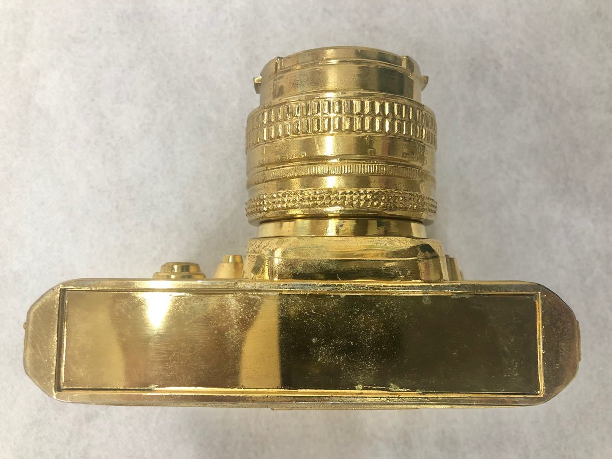 NIKON F2 フォトミック 金色 カメラ型 貯金箱 置物 オブジェ NIKON F2 フォトミック 金色 カメラ型 貯金箱 置物 オブジェ