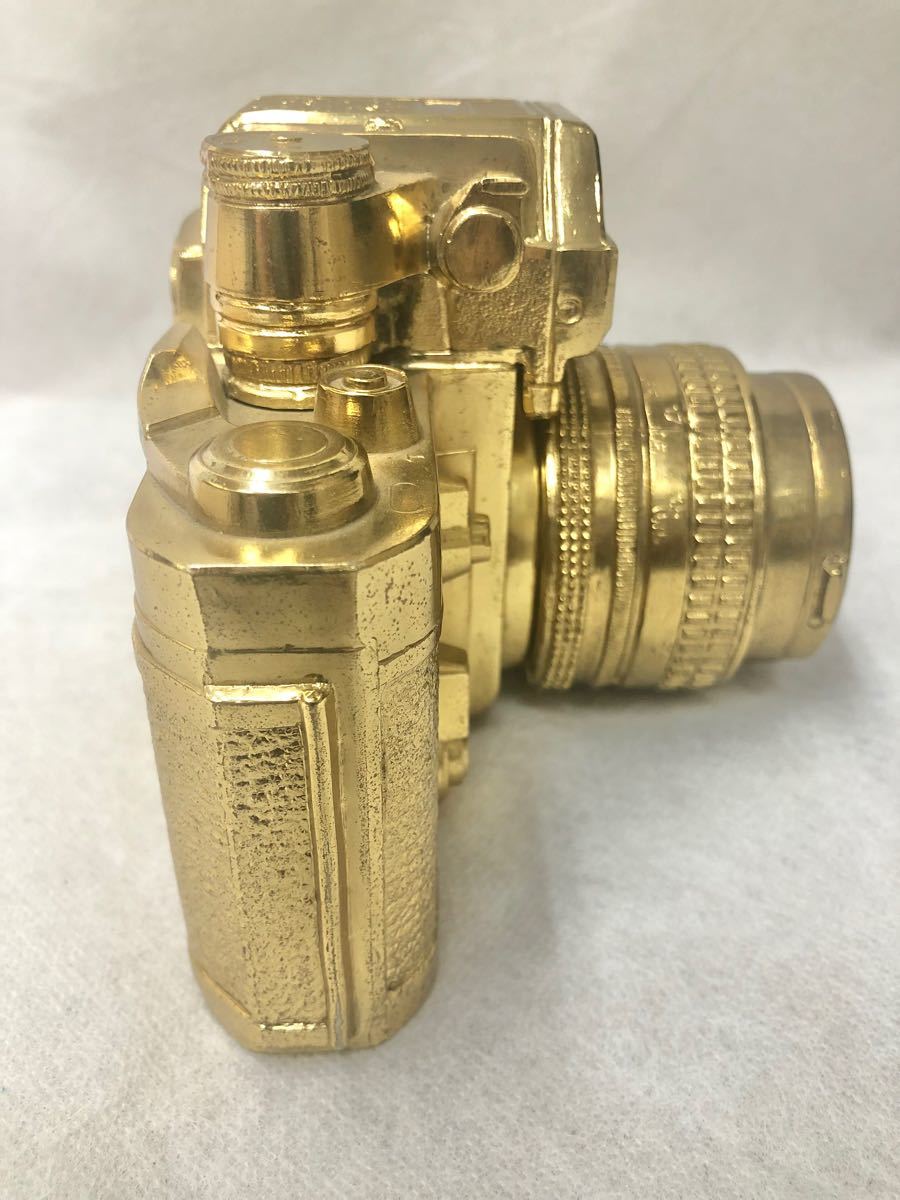NIKON F2 フォトミック 金色 カメラ型 貯金箱 置物 オブジェ NIKON F2 フォトミック 金色 カメラ型 貯金箱 置物 オブジェ